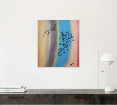 Where Light Meets Memory - a Paint Artwork by assaf  Eliyahu